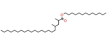 Tridecyl syn-2,4-dimethylheneicosanoate